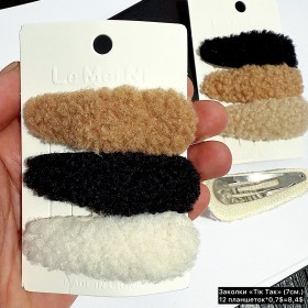 Заколка 00740 «Тік-так» Ціна за 6 планшеток (18шт.)